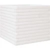 Sodo lovelis, baltas, 50x50x45,5cm, pušies medienos masyvas