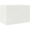 Sodo lovelis, baltas, 70x40x45,5cm, pušies medienos masyvas