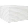 Sodo lovelis, baltas, 70x70x45,5cm, pušies medienos masyvas