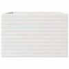 Sodo lovelis, baltas, 70x70x45,5cm, pušies medienos masyvas