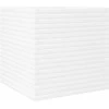 Sodo lovelis, baltas, 70x70x68,5cm, pušies medienos masyvas