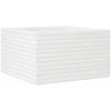 Sodo lovelis, baltas, 80x80x45,5cm, pušies medienos masyvas