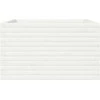 Sodo lovelis, baltas, 80x80x45,5cm, pušies medienos masyvas