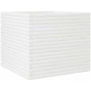 Sodo lovelis, baltas, 80x80x68,5cm, pušies medienos masyvas