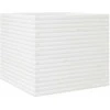 Sodo lovelis, baltas, 80x80x68,5cm, pušies medienos masyvas
