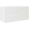 Sodo lovelis, baltas, 90x40x45,5cm, pušies medienos masyvas