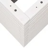 Sodo lovelis, baltas, 90x40x68,5cm, pušies medienos masyvas