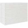 Sodo lovelis, baltas, 90x40x68,5cm, pušies medienos masyvas