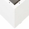 Sodo lovelis, baltas, 90x40x72,5cm, pušies medienos masyvas