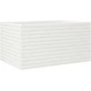Sodo lovelis, baltas, 90x60x45,5cm, pušies medienos masyvas