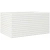 Sodo lovelis, baltas, 90x60x45,5cm, pušies medienos masyvas