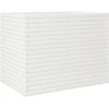 Sodo lovelis, baltas, 90x60x68,5cm, pušies medienos masyvas