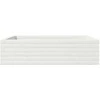Sodo lovelis, baltas, 90x90x23cm, pušies medienos masyvas