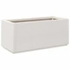 Sodo lovelis, baltos spalvos, 80x36x35cm, PP