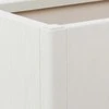 Sodo lovelis, baltos spalvos, 80x36x35cm, PP