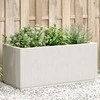Sodo lovelis, baltos spalvos, 80x36x35cm, PP
