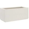 Sodo lovelis, baltos spalvos, 80x36x35cm, PP