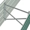 Lovelis, žalias, galvanizuotas plienas, 160x40x45cm