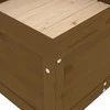 Sodo lovelis, medaus rudas, 82,5x82,5x39cm, pušies masyvas