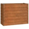 Aukštas sodo lovelis, rūdžių, 100x40x77cm, Corten plienas