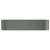 Aukštas sodo lovelis, pilkas, 322x100x68cm, plienas