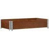 Sodo lovelis, rudas, 100x50cm, pušies medienos masyvas