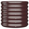 Sodo lovelis, rudas, 40x40x36cm, plienas