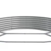 Aukštas sodo lovelis, sidabrinis, 523x140x36cm, plienas