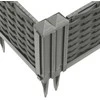 Sodo lovelis su kuoliukais, pilkas, 42,5x42,5x28,5cm, PP