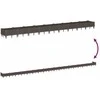 Sodo lovelis su kuoliukais, rudas, 362,5x42,5x28,5cm, PP