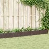 Sodo lovelis su kuoliukais, rudas, 362,5x42,5x28,5cm, PP