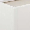 Sodo lovelis su treliažu, baltos spalvos, 80x36x140cm, PP