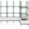 Sodo lovelis su treliažu, baltos spalvos, 160x120x142,5cm, PP