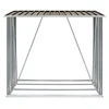 Sodo malkinė, ruda, 163x83x154cm, galvanizuotas plienas