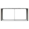 Sodo malkinė, ruda, 330x92x153cm, galvanizuotas plienas