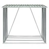 Sodo malkinė, žalia, 163x83x154cm, galvanizuotas plienas