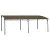Sodo markizė nuo saulės, taupe spalvos, 6x3x2,55m