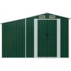 Sodo pašiūrė, žalia, 277x93x179cm, galvanizuotas plienas