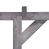 Sodo pergolė, pilkos spalvos, 200x40x205cm, impregnuota pušis