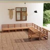 Lauko baldų komplektas Sodo poilsio baldų komplektas, 10 dalių, pušies masyvas