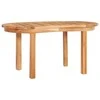 Lauko baldų komplektas Sodo poilsio komplektas, 3 dalių, tikmedžio medienos masyvas