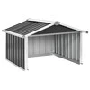Sodo roboto vejapjovės garažas, antracito, 92x97x63cm, plienas