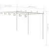 Sodo pergolė, senovinės rudos spalvos, 6x3x2,5m, geležis