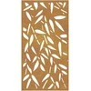 Nuotraukų rėmelis Sodo sienos dekoracija, 105x55cm, corten plienas, bambukas