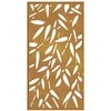 Nuotraukų rėmelis Sodo sienos dekoracija, 105x55cm, corten plienas, bambukas