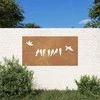 Nuotraukų rėmelis Sodo sienos dekoracija, 105x55cm, corten plienas, paukščiai