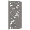 Nuotraukų rėmelis Sodo sienos dekoracija, 105x55cm, corten plienas, bambukas