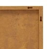 Nuotraukų rėmelis Sodo sienos dekoracija, 105x55cm, corten plienas, bambukas