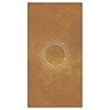 Nuotraukų rėmelis Sodo sienos dekoracija, 105x55cm, corten plienas, saulė