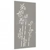 Nuotraukų rėmelis Sodo sienos dekoracija, 105x55cm, corten plienas, bambukas